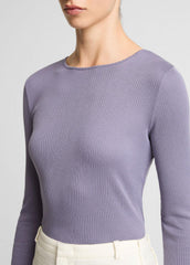 Ribbed Pima Cotton Long-Sleeve T-Shirt in Long Sleeve | Vince near me