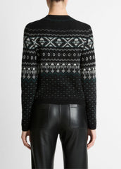 Fair Isle Plush Cashmere Sweater in Crew Neck | Vince near me