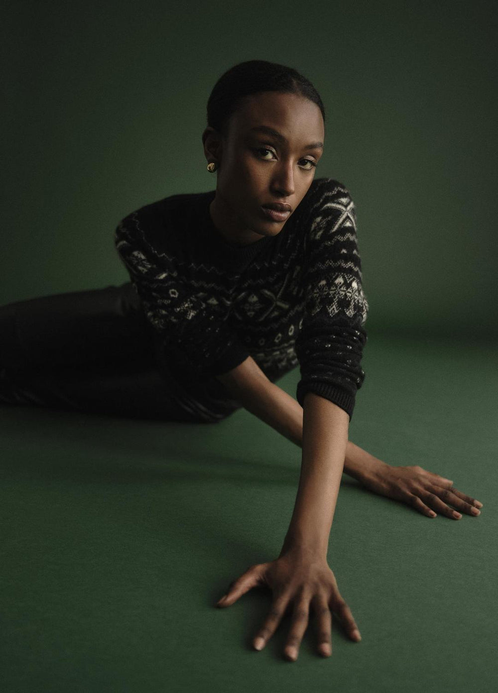 Fair Isle Plush Cashmere Sweater in Crew Neck | Vince near me