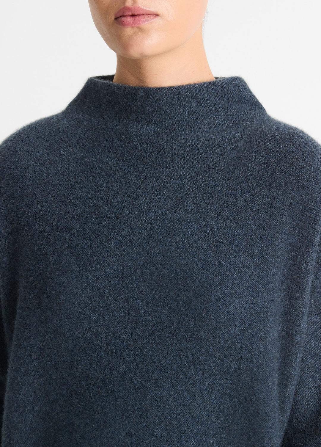 Plush Cashmere Funnel-Neck Sweater in Turtleneck | Vince sale