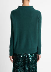 Plush Cashmere Funnel-Neck Sweater in Turtleneck | Vince for sale