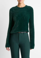 Eyelash Crew Neck Sweater in Crew Neck | Vince on sale