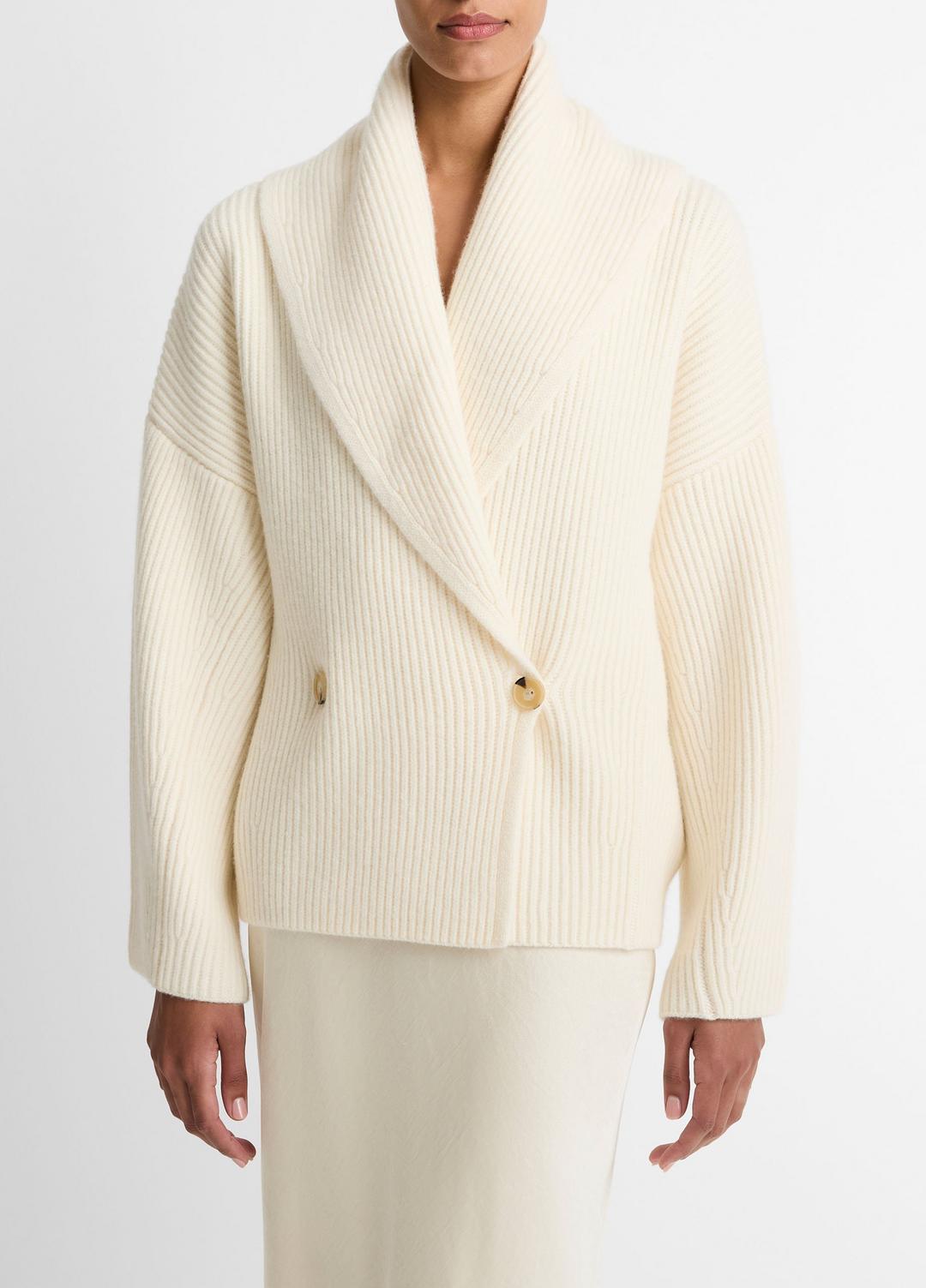 Wool-Blend Draped Sweater Coat in Sweaters | Vince outlet