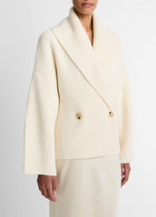 Wool-Blend Draped Sweater Coat in Sweaters | Vince outlet