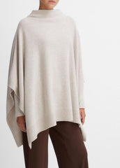Merino Wool-Cashmere Funnel-Neck Poncho in Accessories | Vince sale
