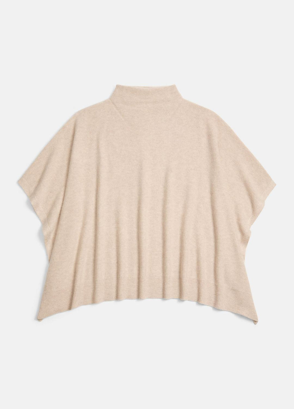 Merino Wool-Cashmere Funnel-Neck Poncho in Accessories | Vince sale