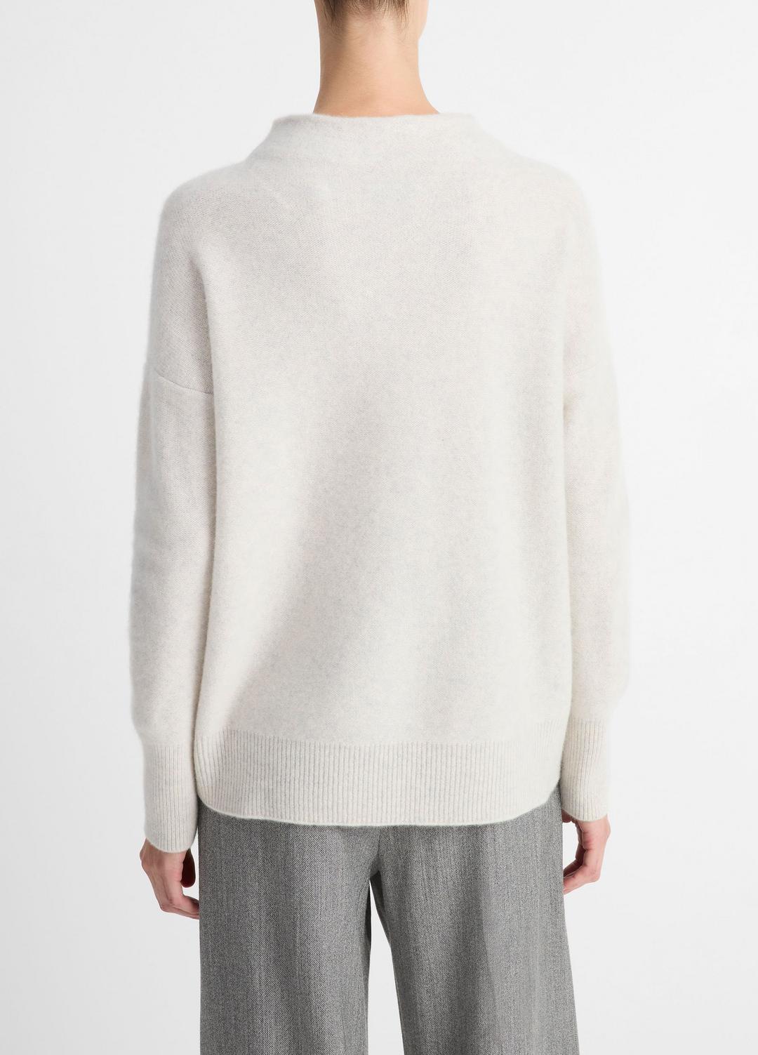 Plush Cashmere Funnel-Neck Sweater in Turtleneck | Vince on sale