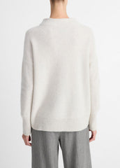 Plush Cashmere Funnel-Neck Sweater in Turtleneck | Vince on sale