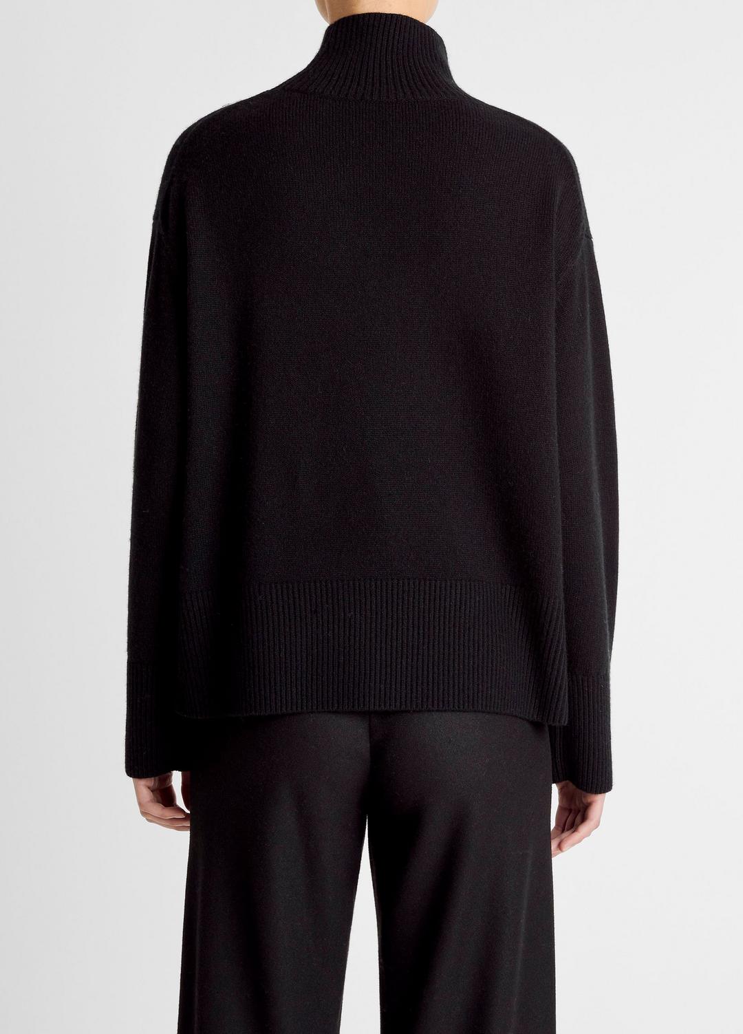Wool-Cashmere Side-Slit Turtleneck Sweater in Turtleneck | Vince Online