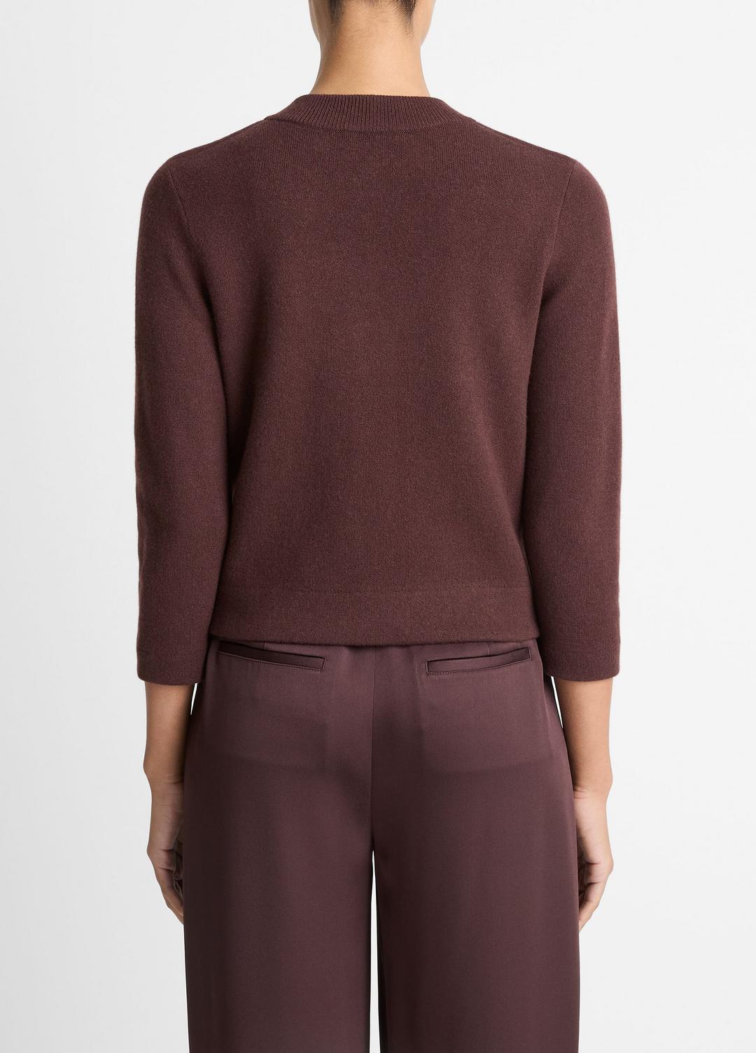 Wool-Blend Shrunken Snap Cardigan in Cardigans | Vince discount