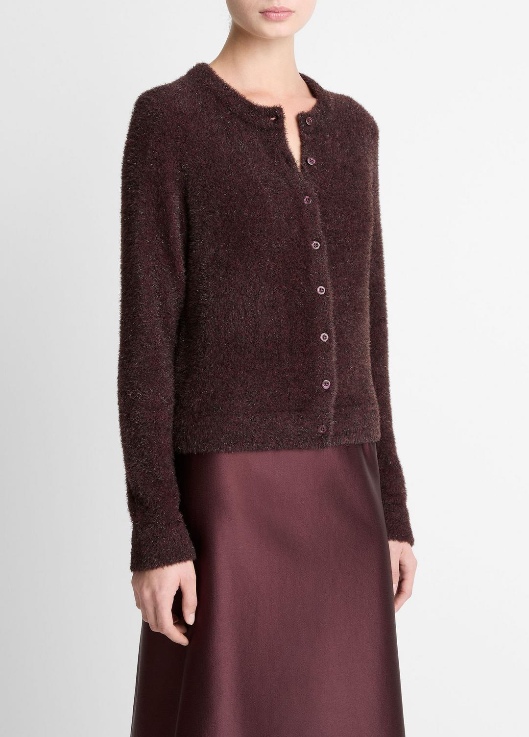 Metallic Eyelash Cardigan in Cardigans | Vince sale