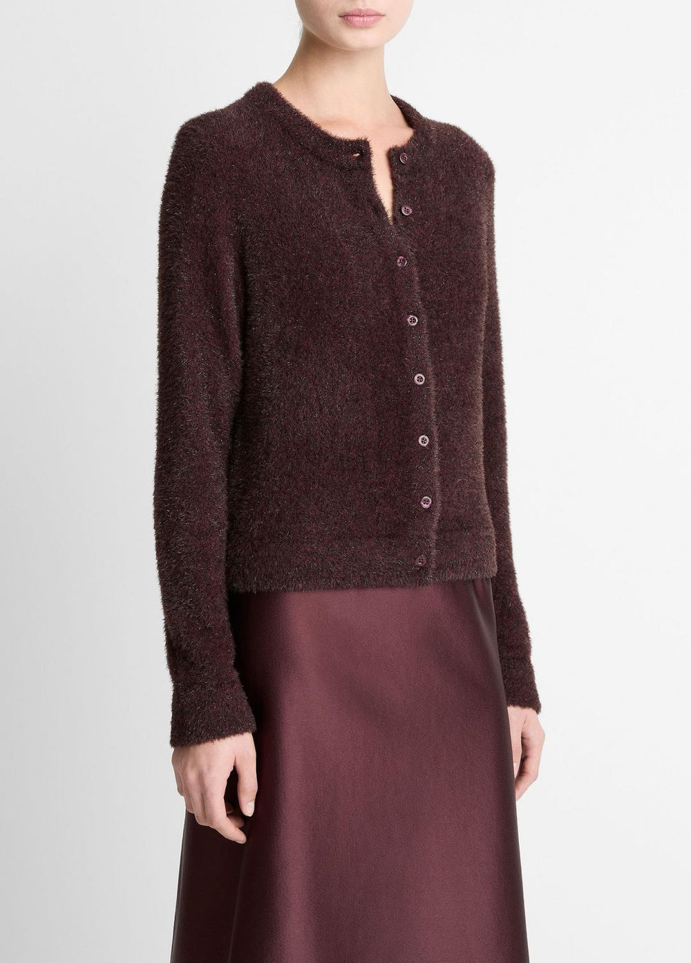Metallic Eyelash Cardigan in Cardigans | Vince sale