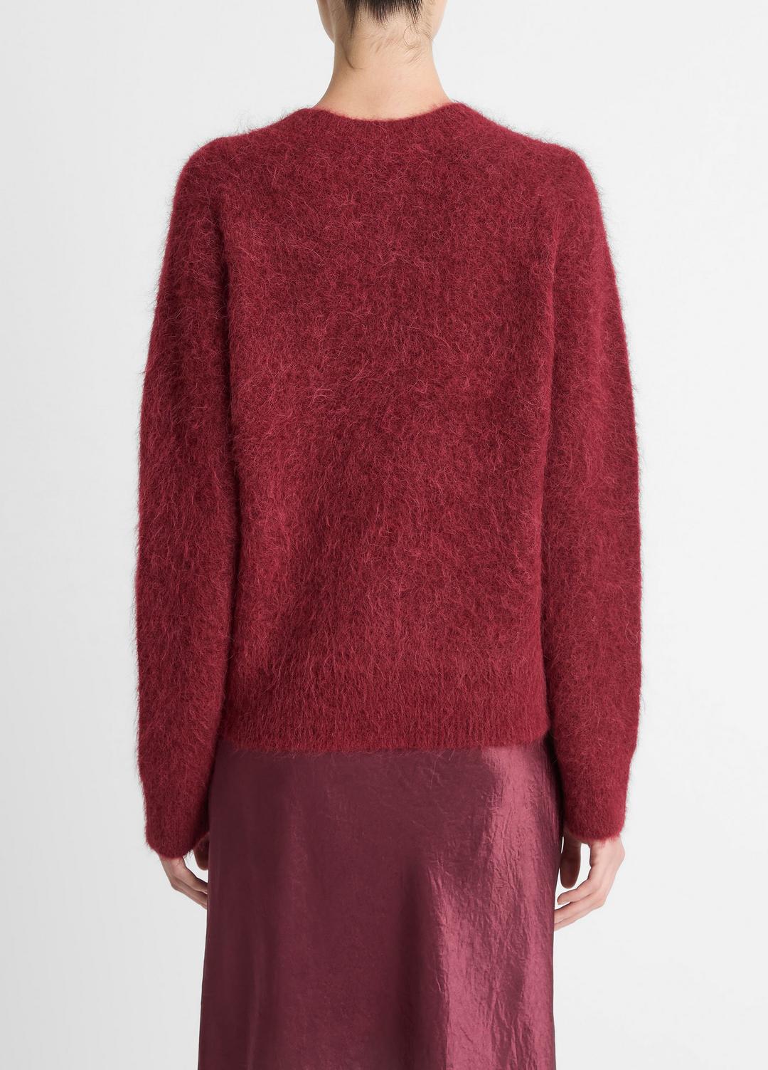 Brushed Alpaca-Blend Crew Neck Sweater in Crew Neck | Vince on sale
