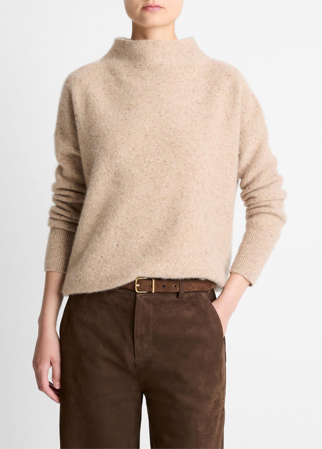 Donegal Cashmere Funnel-Neck Sweater in Turtleneck | Vince discount