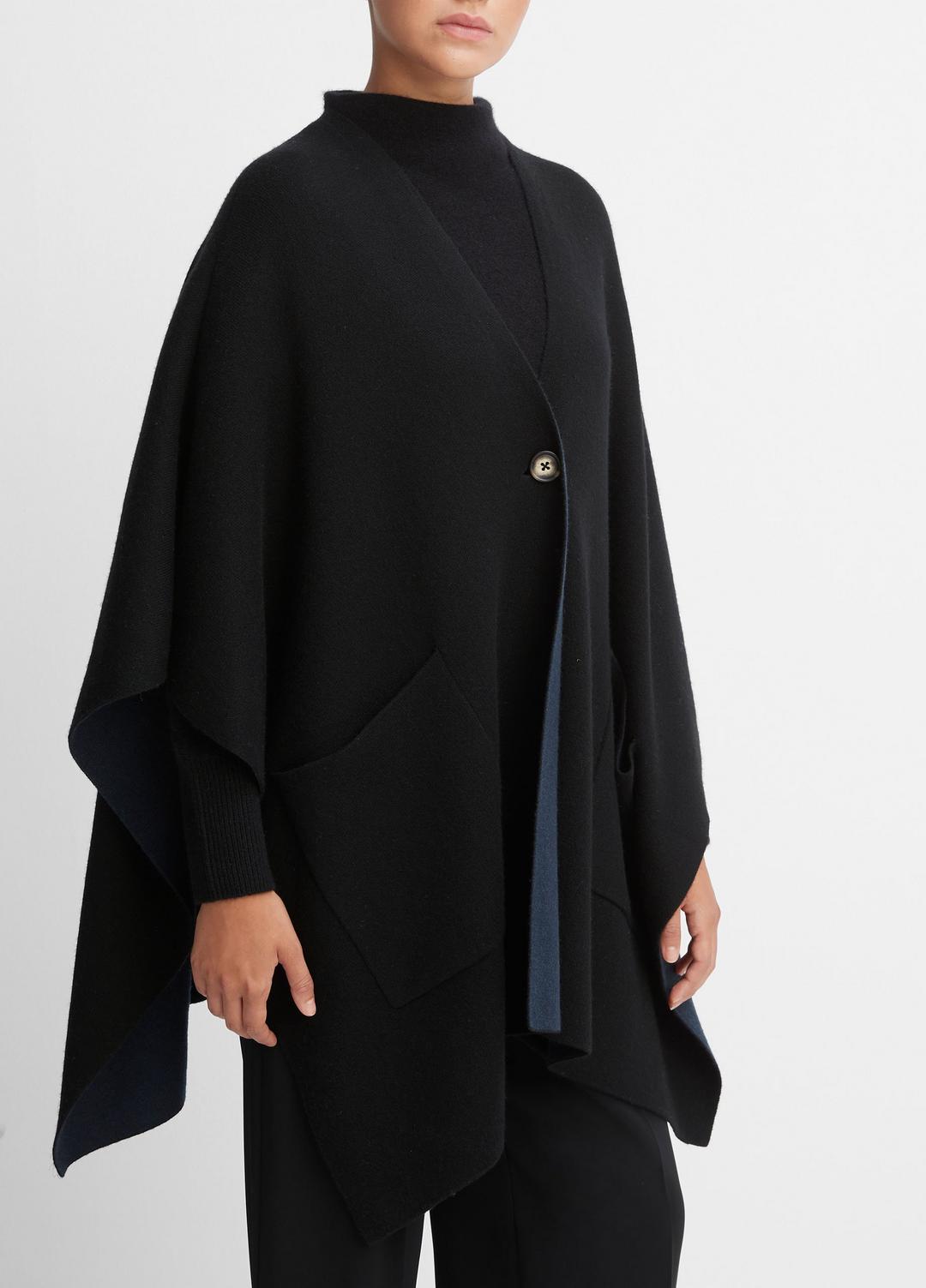 Wool and Cashmere Double-Face Cape in Sweaters | Vince sale