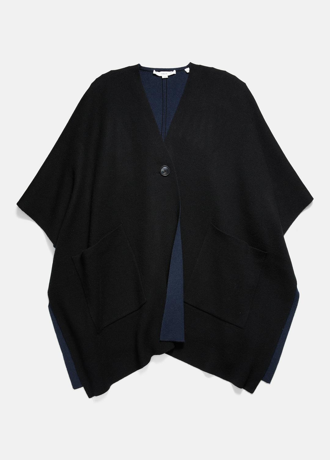 Wool and Cashmere Double-Face Cape in Sweaters | Vince sale