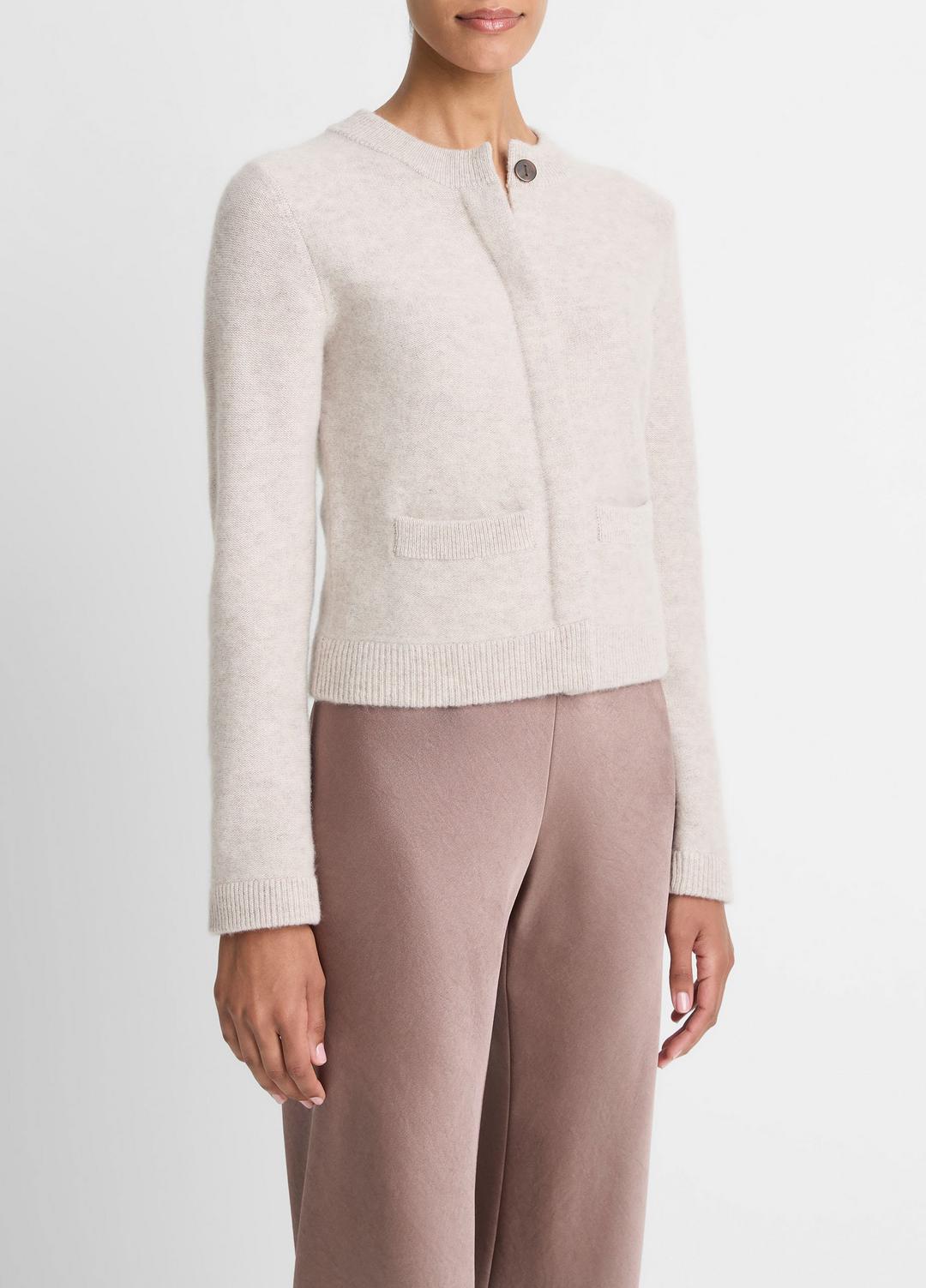 Plush Cashmere Shrunken Cardigan in Cardigans | Vince for sale