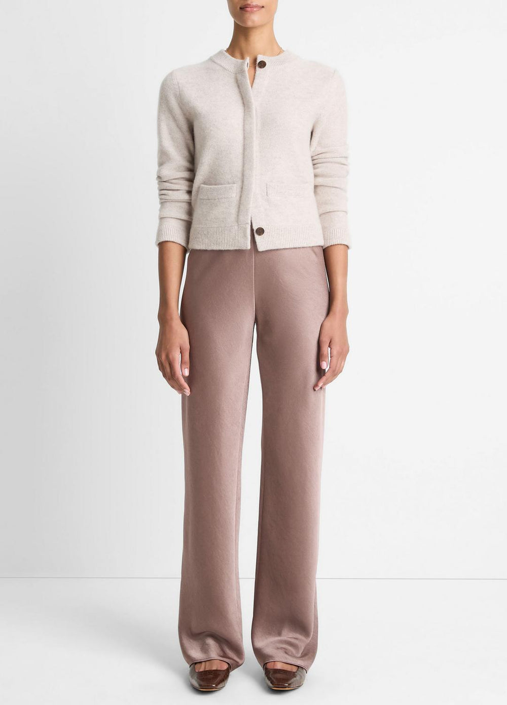 Plush Cashmere Shrunken Cardigan in Cardigans | Vince for sale
