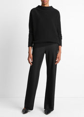 Plush Cashmere Funnel-Neck Sweater in Turtleneck | Vince on sale