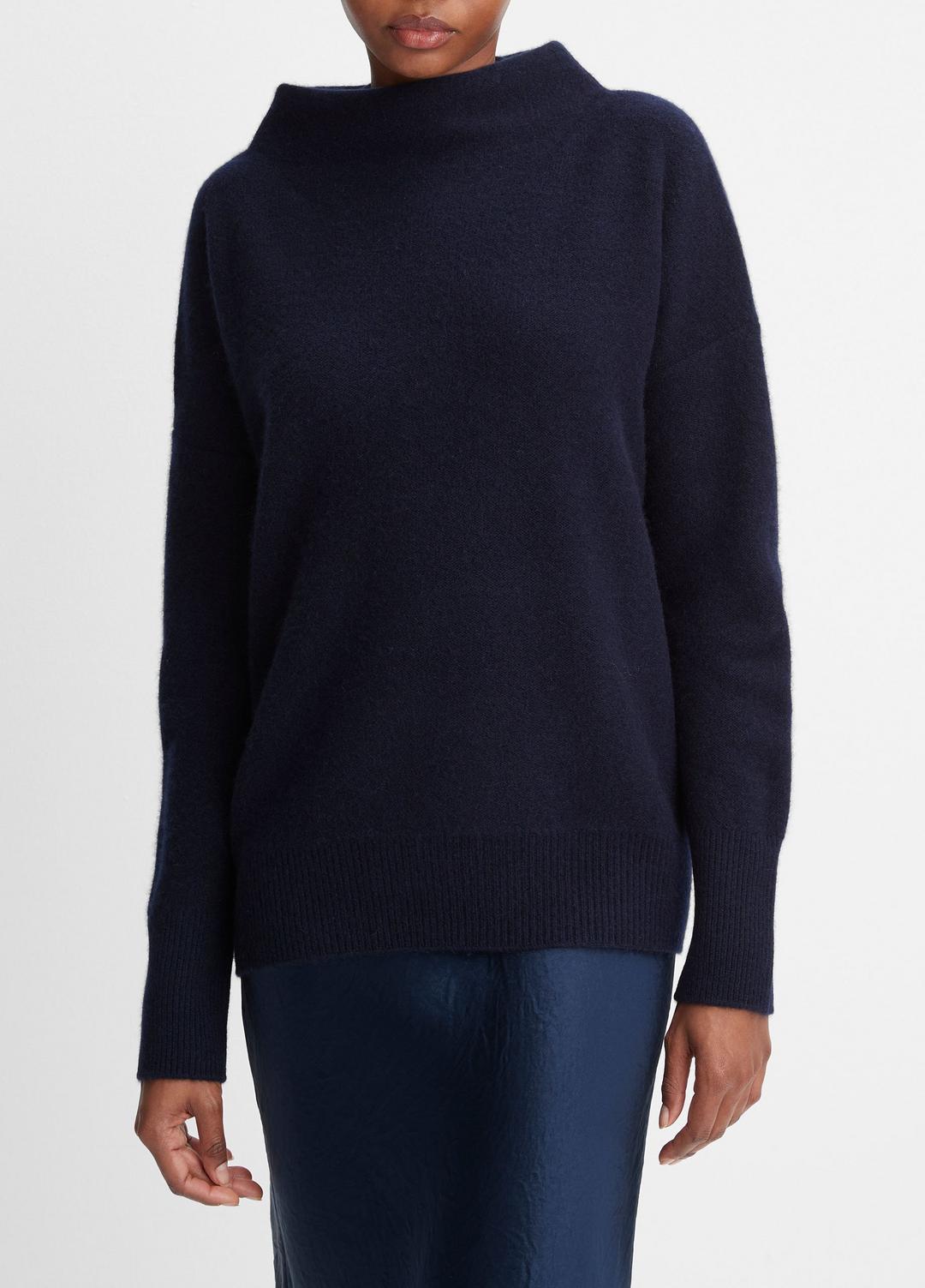 Plush Cashmere Funnel-Neck Sweater in Turtleneck | Vince sale