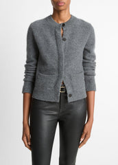 Plush Cashmere Shrunken Cardigan in Cardigans | Vince for sale