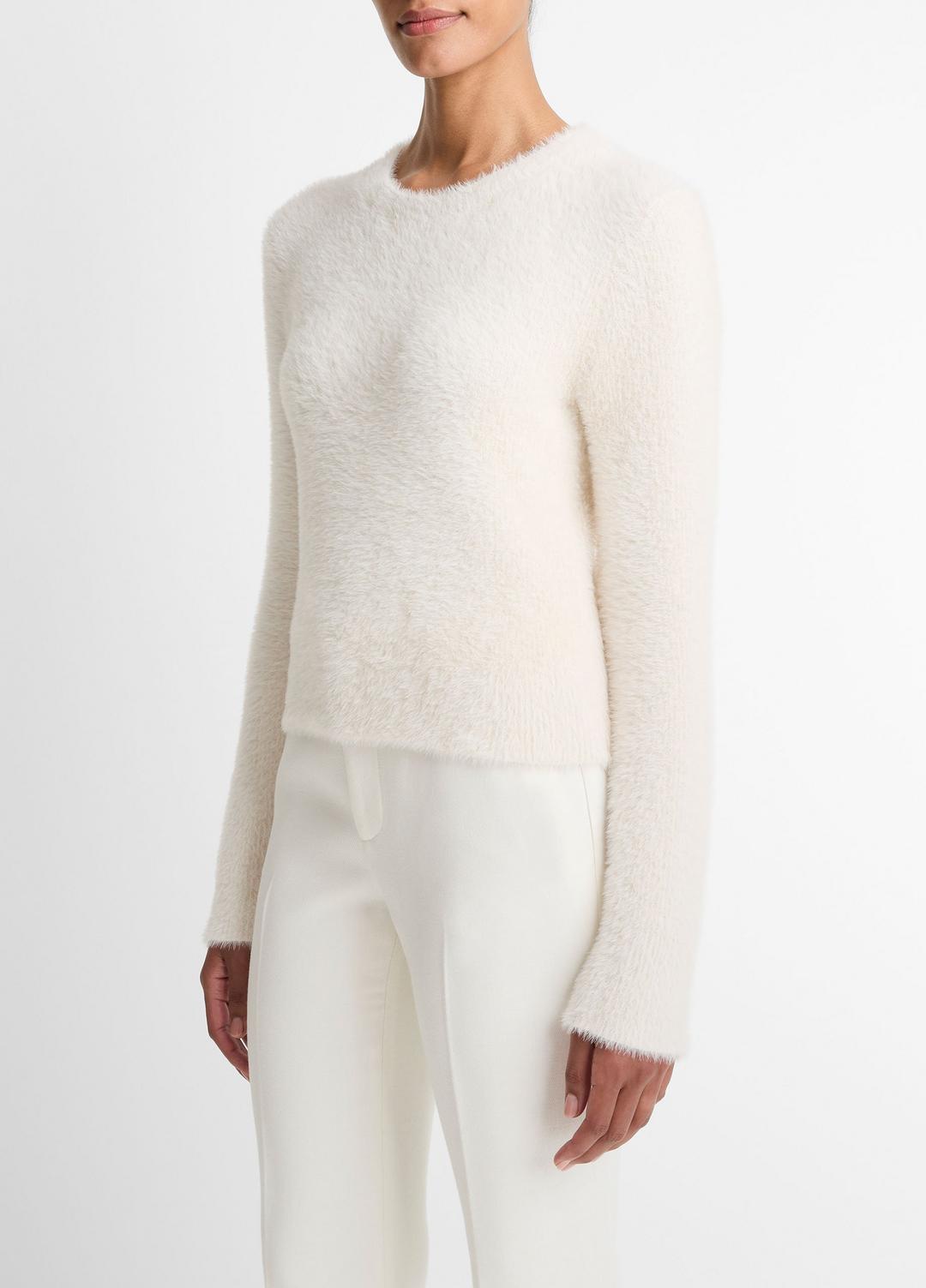Eyelash Crew Neck Sweater in Crew Neck | Vince discount