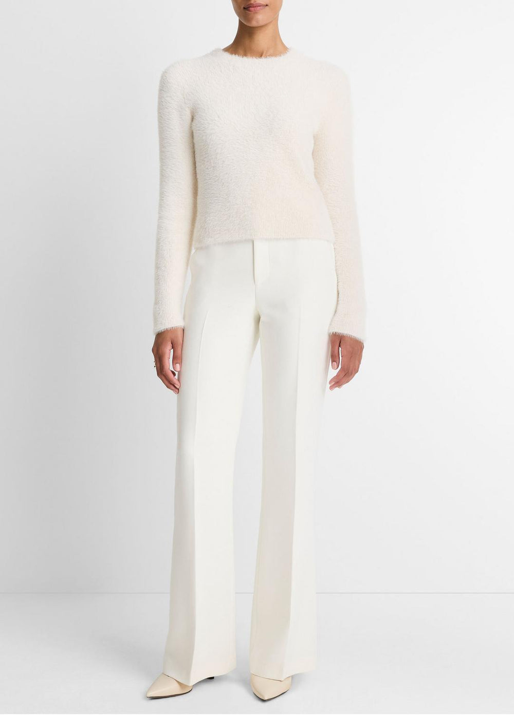 Eyelash Crew Neck Sweater in Crew Neck | Vince discount