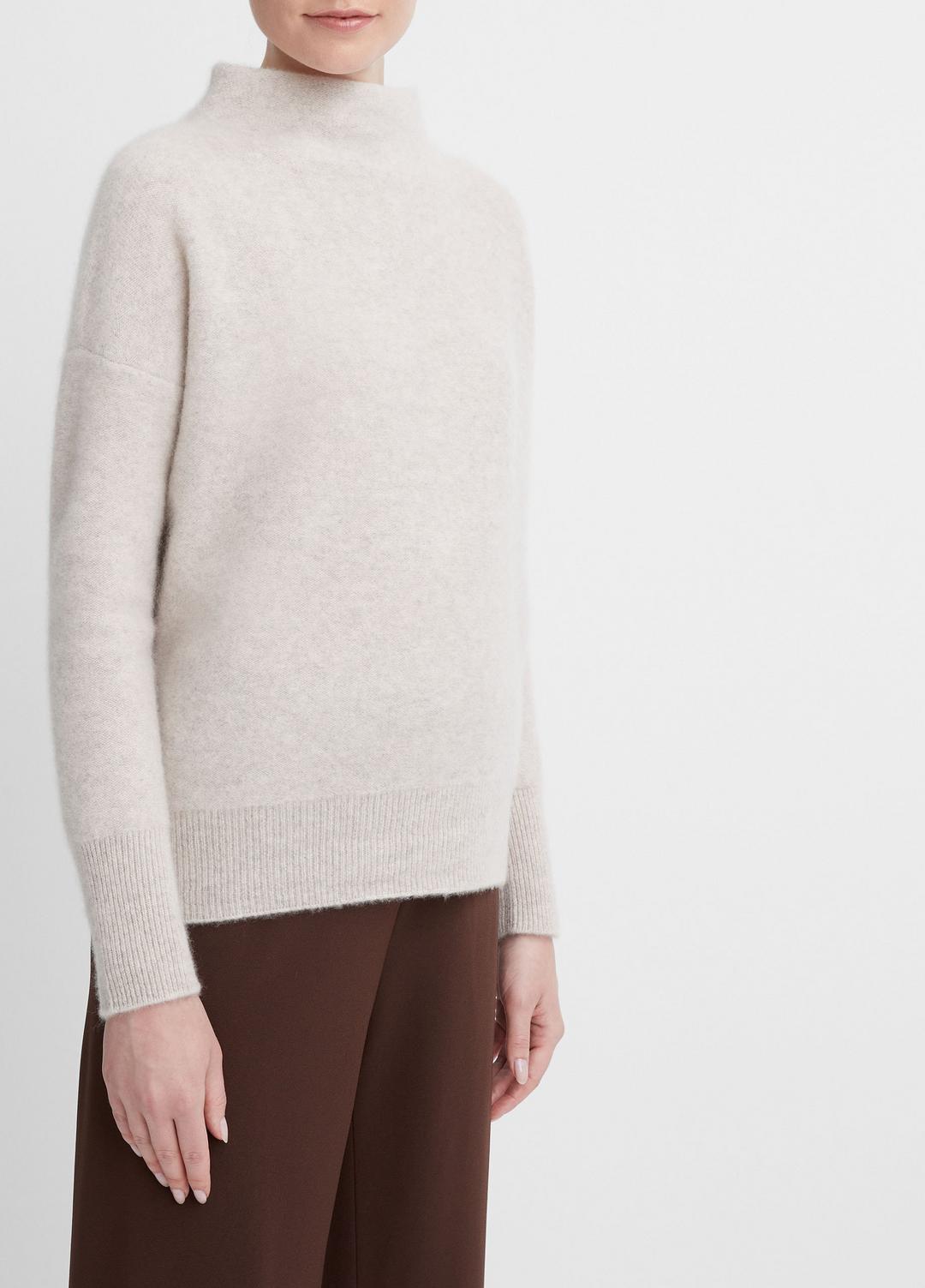 Plush Cashmere Funnel-Neck Sweater in Turtleneck | Vince outlet