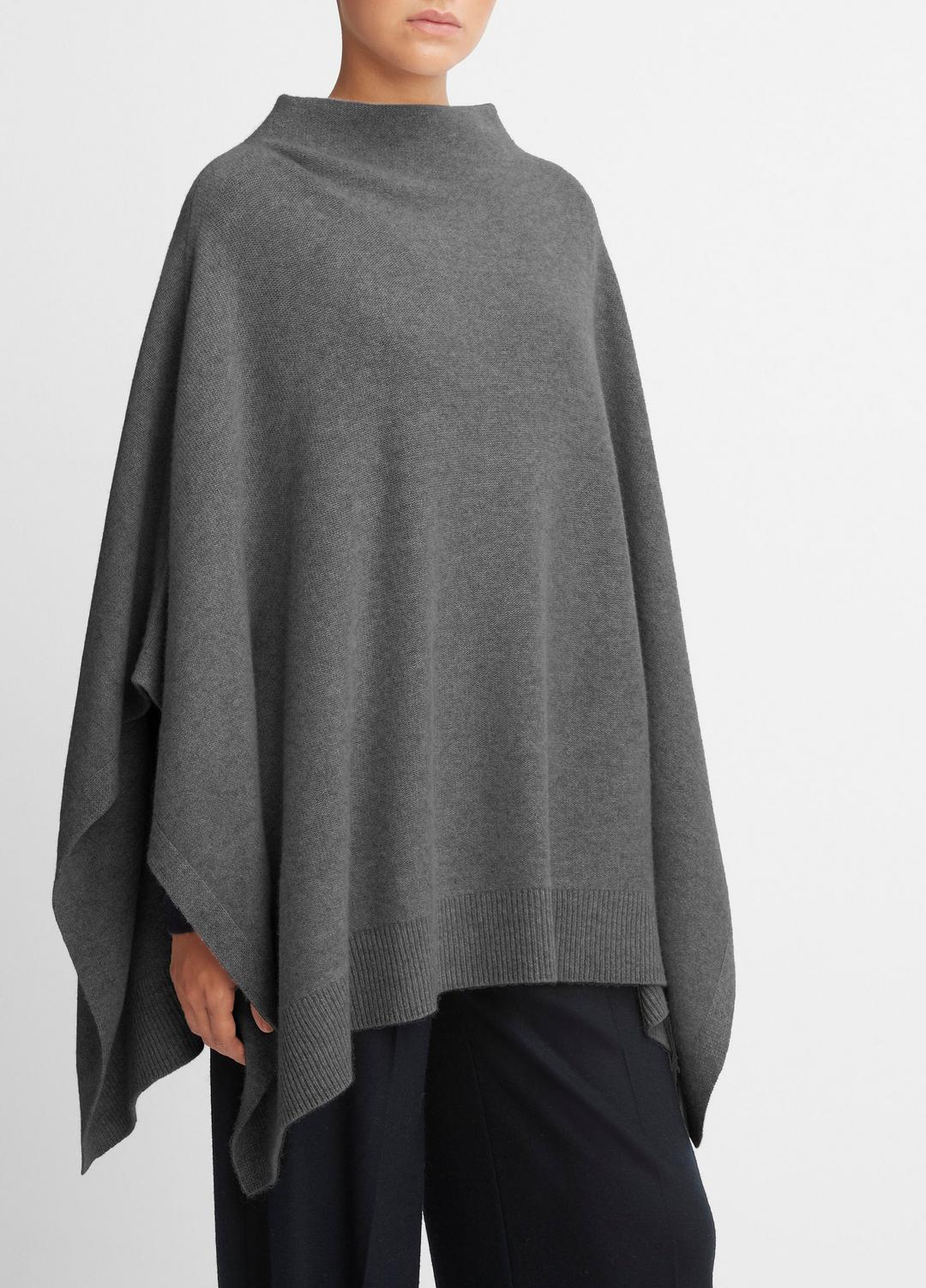 Merino Wool-Cashmere Funnel-Neck Poncho in Accessories | Vince sale