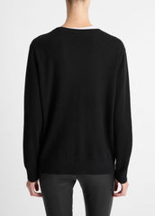 Cashmere Weekend V-Neck Sweater in V-Neck | Vince on sale