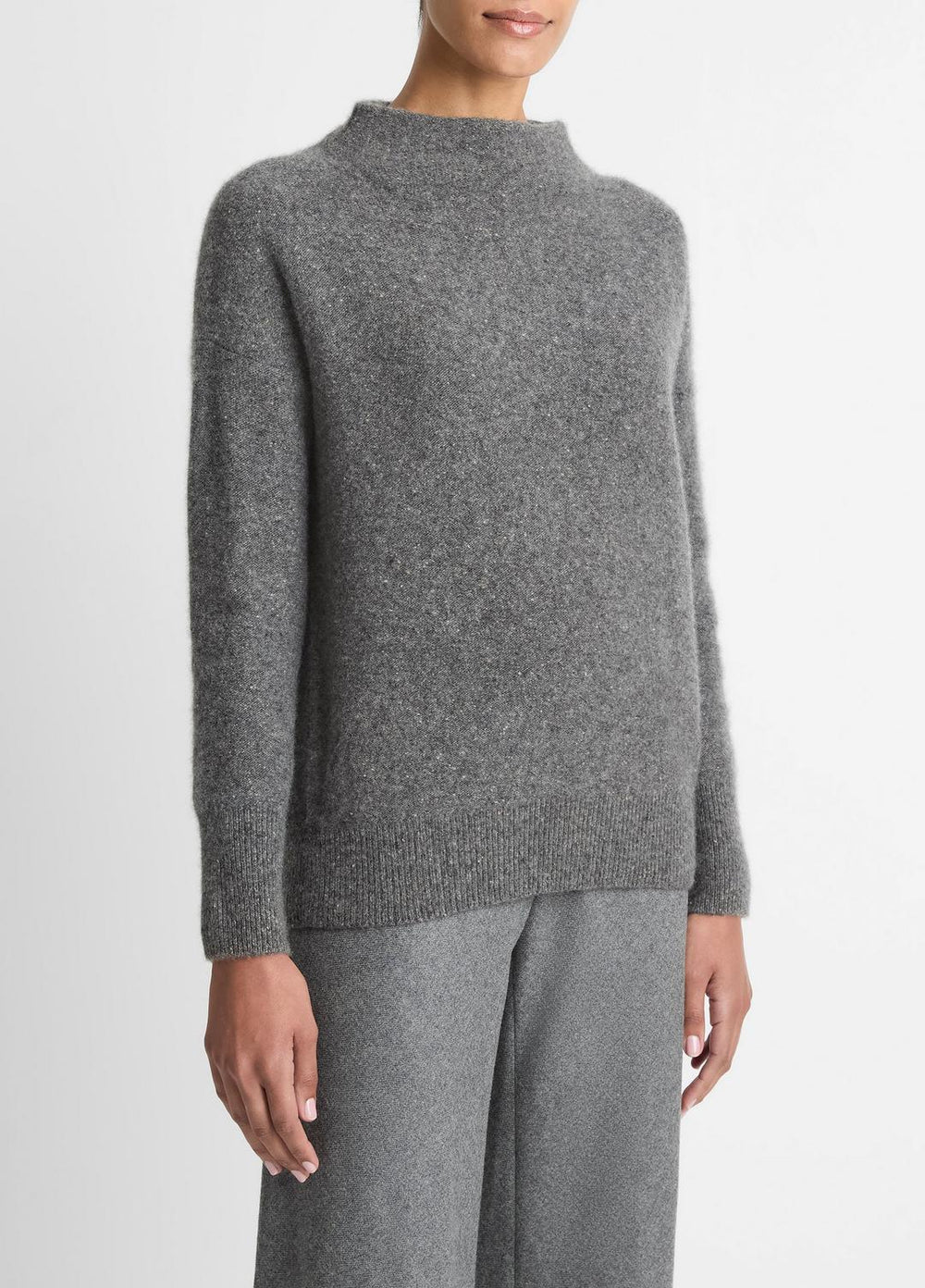Donegal Cashmere Funnel-Neck Sweater in Turtleneck | Vince outlet