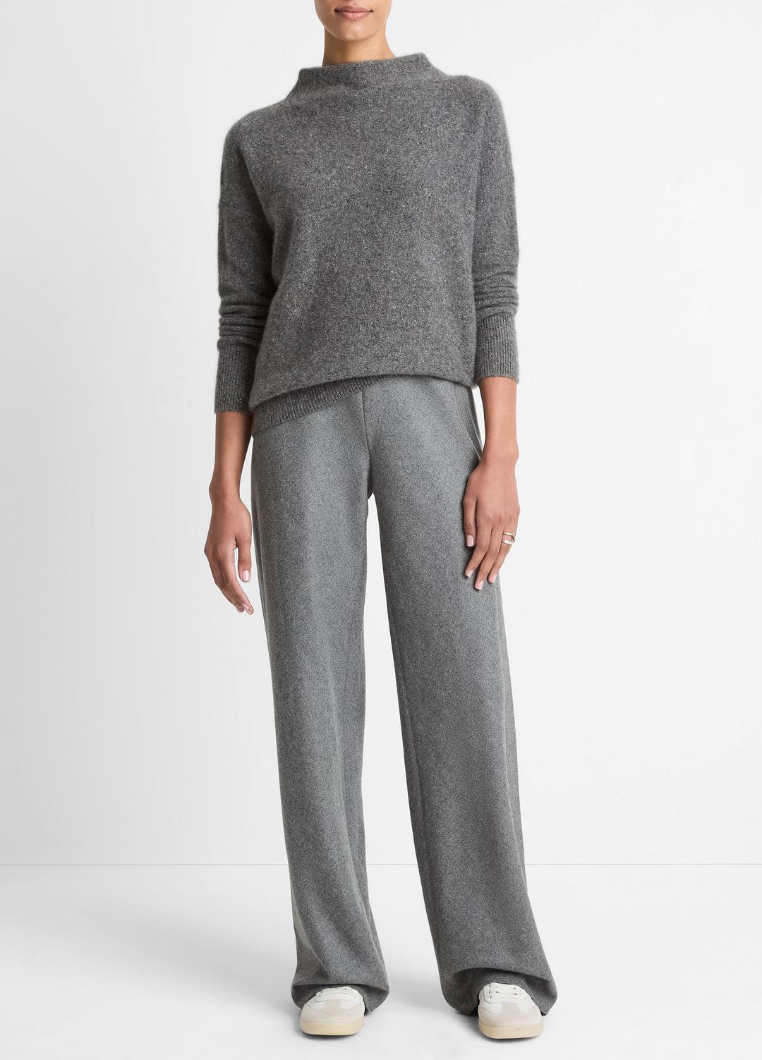 Donegal Cashmere Funnel-Neck Sweater in Turtleneck | Vince outlet