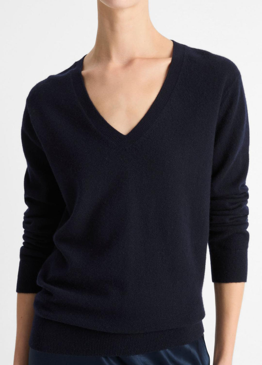 Cashmere Weekend V-Neck Sweater in V-Neck | Vince on sale