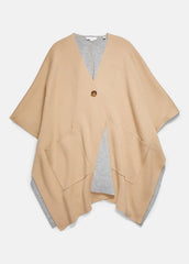 Wool and Cashmere Double-Face Cape in Sweaters | Vince US