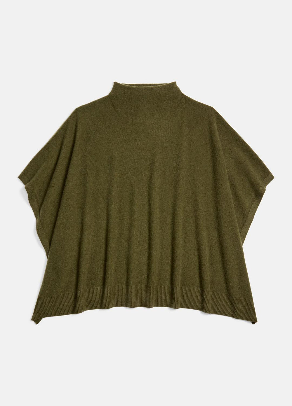 Merino Wool-Cashmere Funnel-Neck Poncho in Accessories | Vince Online