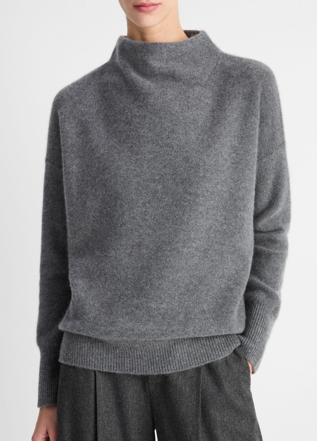 Plush Cashmere Funnel-Neck Sweater in Turtleneck | Vince near me
