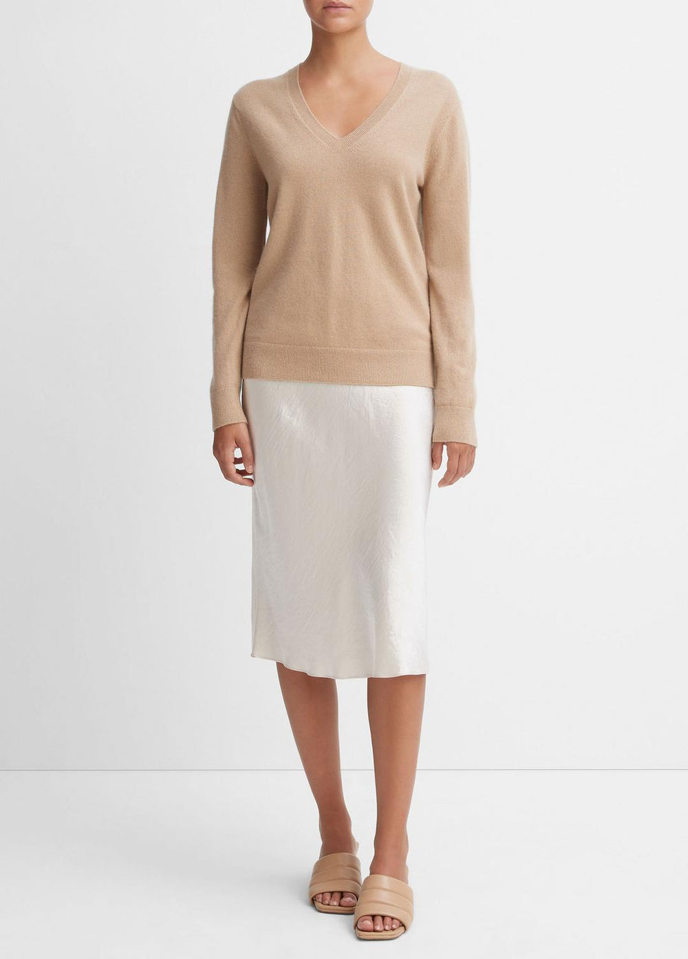 Cashmere Weekend V-Neck Sweater in V-Neck | Vince discount