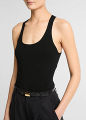 Milano-Stitch Scoop-Neck Sweater Tank in Tank Tops | Vince outlet