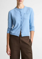 Wool & Cashmere-Blend Pocket Cardigan in Cardigans | Vince US