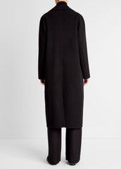 Wool-Blend Double-Breasted Long Coat in Coats | Vince for sale