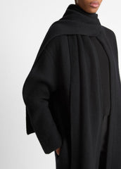 Draped-Scarf Wool-Blend Car Coat in Coats | Vince discount