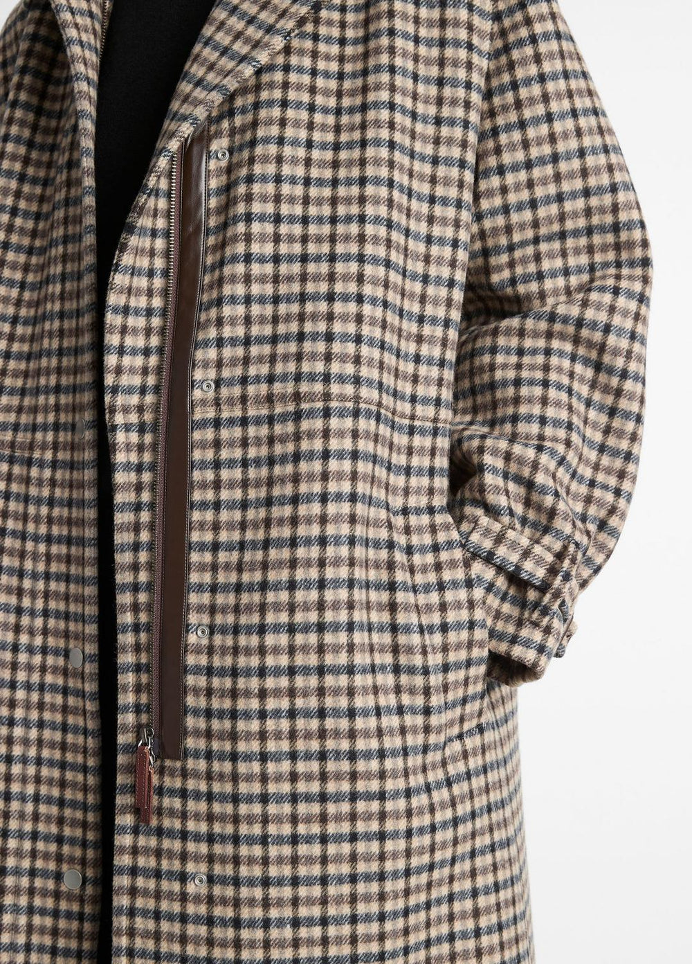 Plaid Car Coat in Coats | Vince for sale