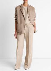Double-Face Wool & Cashmere-Blend Blazer in Blazers | Vince US
