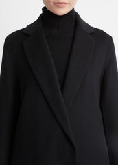 Classic Wool-Blend Straight Coat in Coats | Vince discount