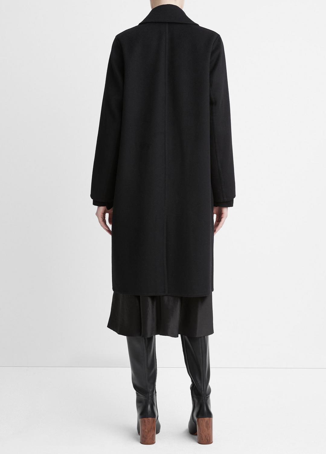 Classic Wool-Blend Straight Coat in Coats | Vince discount
