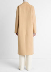 Wool-Blend Single-Breasted Coat in Coats | Vince on sale