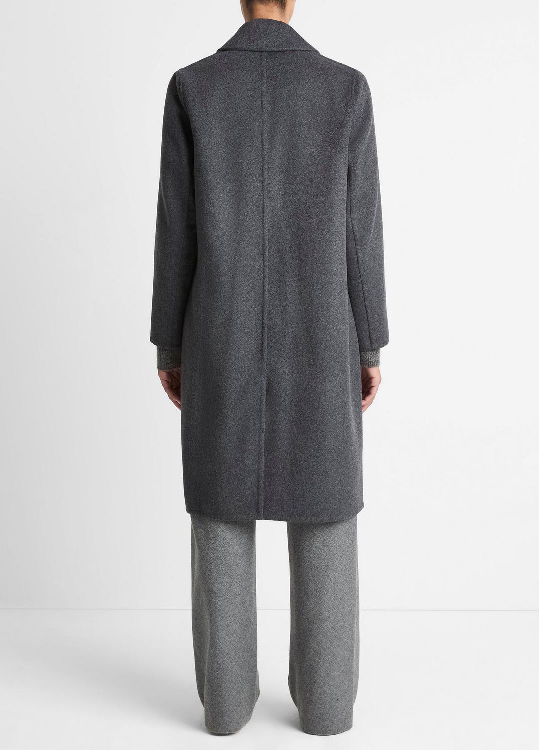 Classic Wool-Blend Straight Coat in Coats | Vince outlet