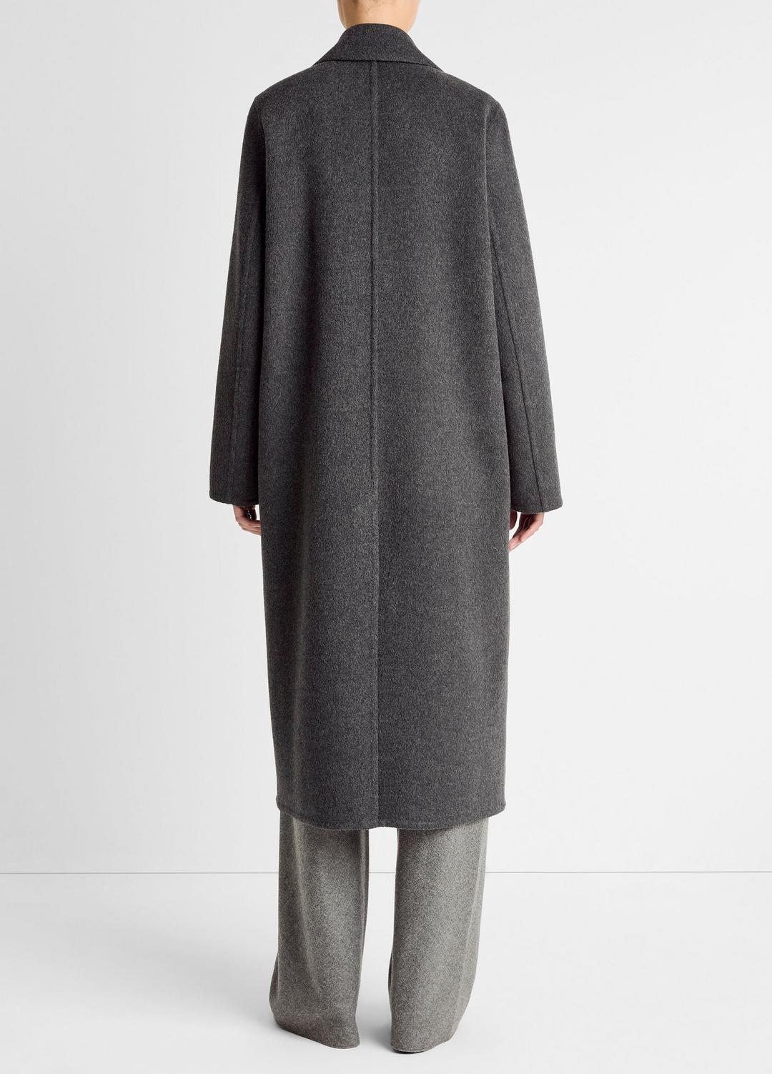 Wool-Blend Single-Breasted Coat in Coats | Vince US