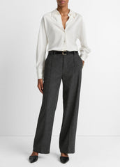 Silk Bias Long-Sleeve Blouse in Long Sleeve | Vince on sale