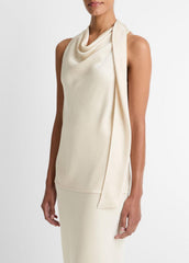 Satin Scarf Top in Tank Tops | Vince Online